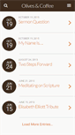 Mobile Screenshot of olivesandcoffee.calvarygr.org
