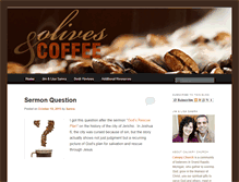 Tablet Screenshot of olivesandcoffee.calvarygr.org